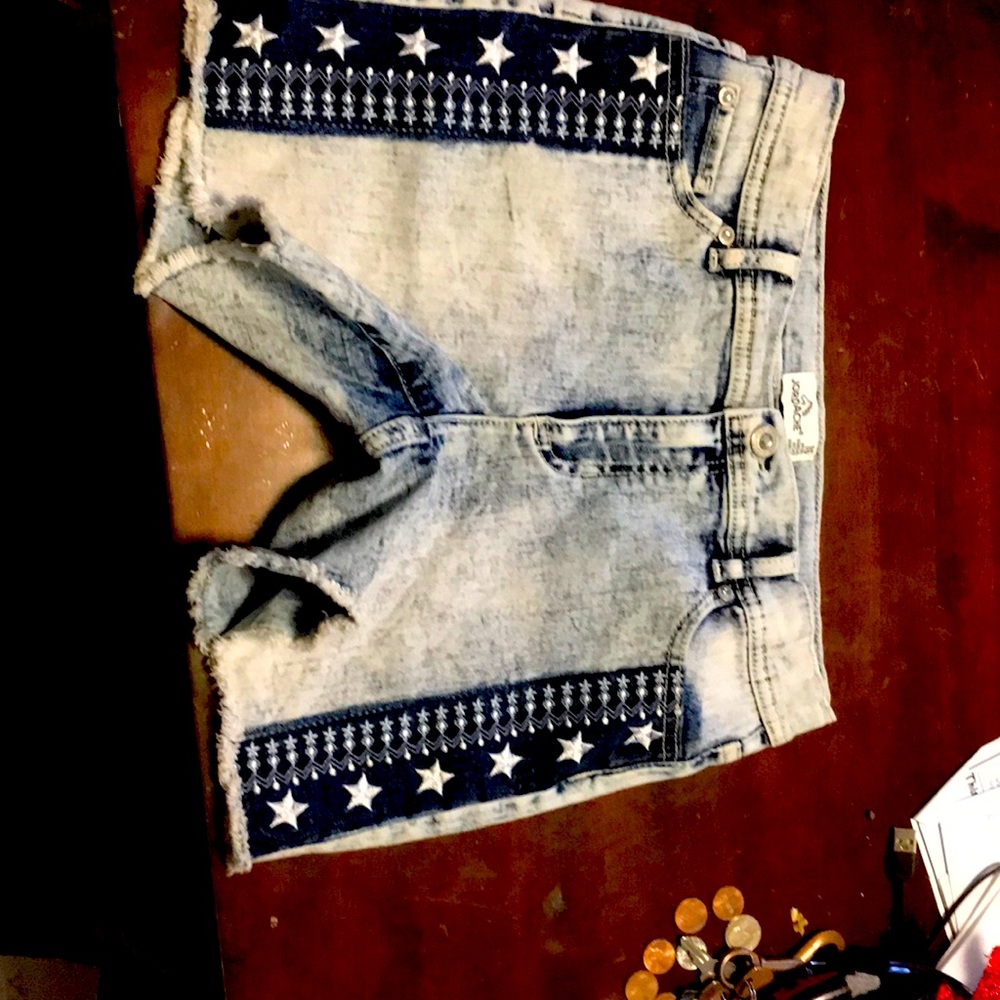 Blue jeans shorts